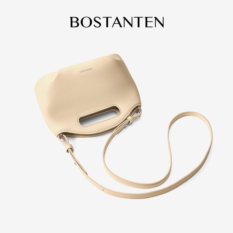 [Hudson Bag] BOSTANTEN Tas Selempang Wanita Mini Lucu - 3in1 Crossbody/Underarm/Tangan, Desain Handle Unik & Tali Adjustable