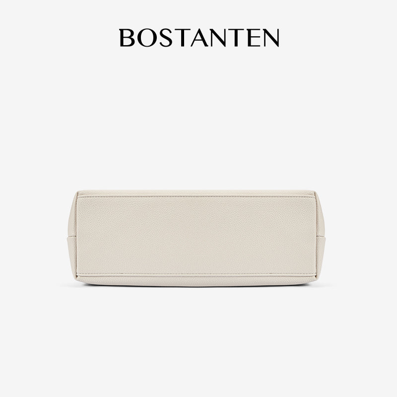 [Lock Tote Bag] BOSTANTEN Tas Tote Kulit PU Tas Selempang Handbag Wanita Korean Style Tote Bag Wanita