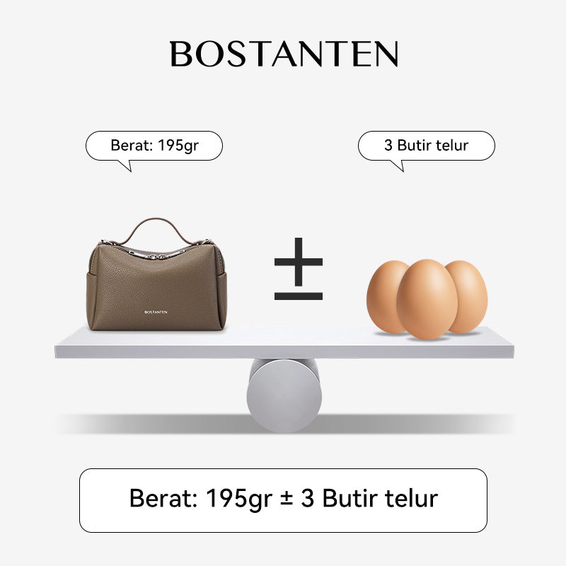 [Vanity Bag] BOSTANTEN Tas Selempang Wanita Premium Kulit Sintetis & Suede - Multifungsi 3in1 Handheld Crossbody Bag