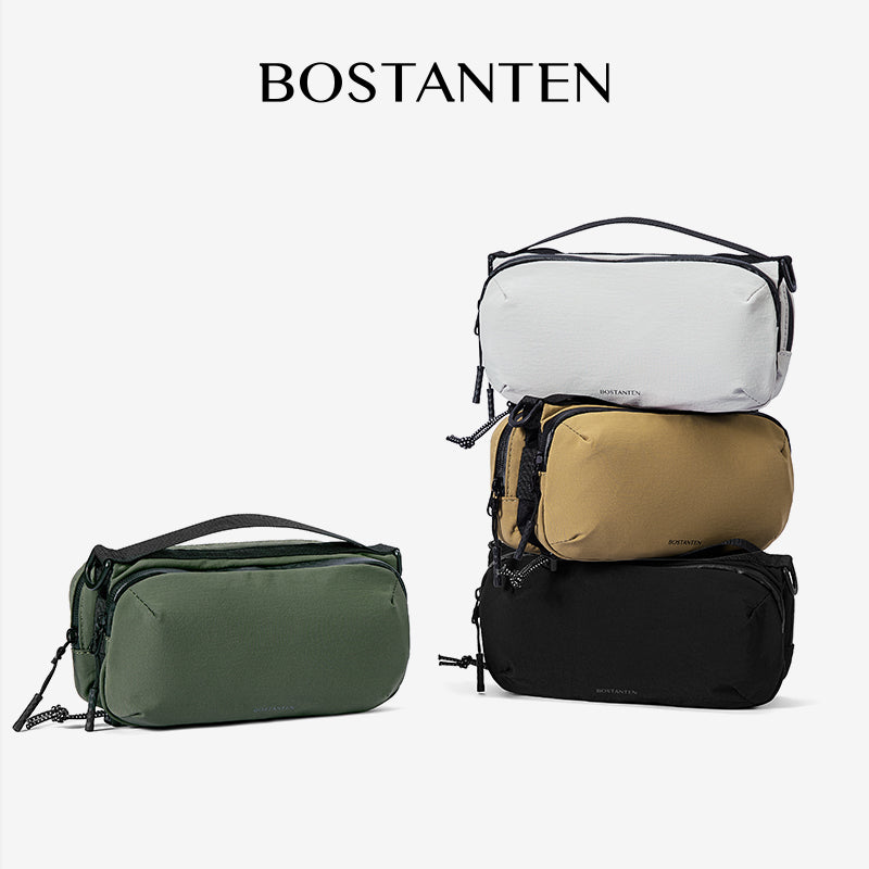 Bostanten Tas Pria Selempang Pinggang Sling Waist Bag Waterproof