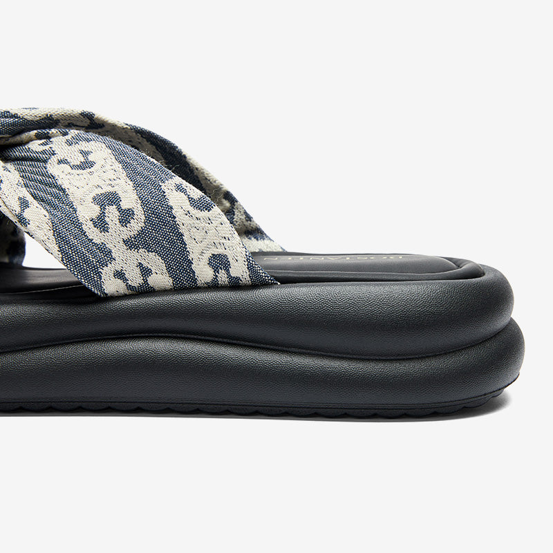 Bostanten Jelly Wedges – Sandal Selop Wanita EVA Premium, Nyaman & Elegan