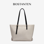[Fanny Bag] BOSTANTEN Totebag Wanita Besar – Canvas & Kulit Sintetis