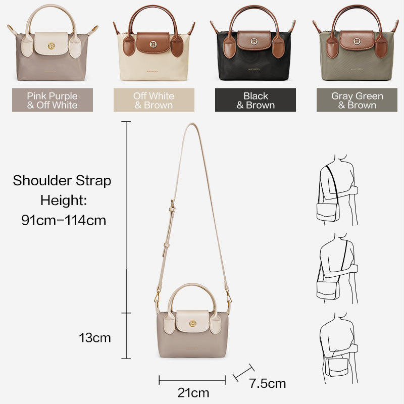 [Charli Bag] BOSTANTEN Tas Mini Canvas – Selempang & Tangan Wanita
