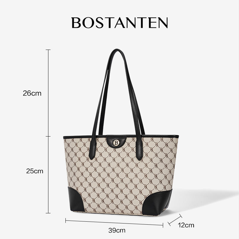 [Classic tote] OSTANTEN Monogram Totebag Wanita – Tas Jinjing & Bahu