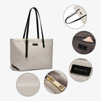 [Fanny Bag] BOSTANTEN Totebag Wanita Besar – Canvas & Kulit Sintetis