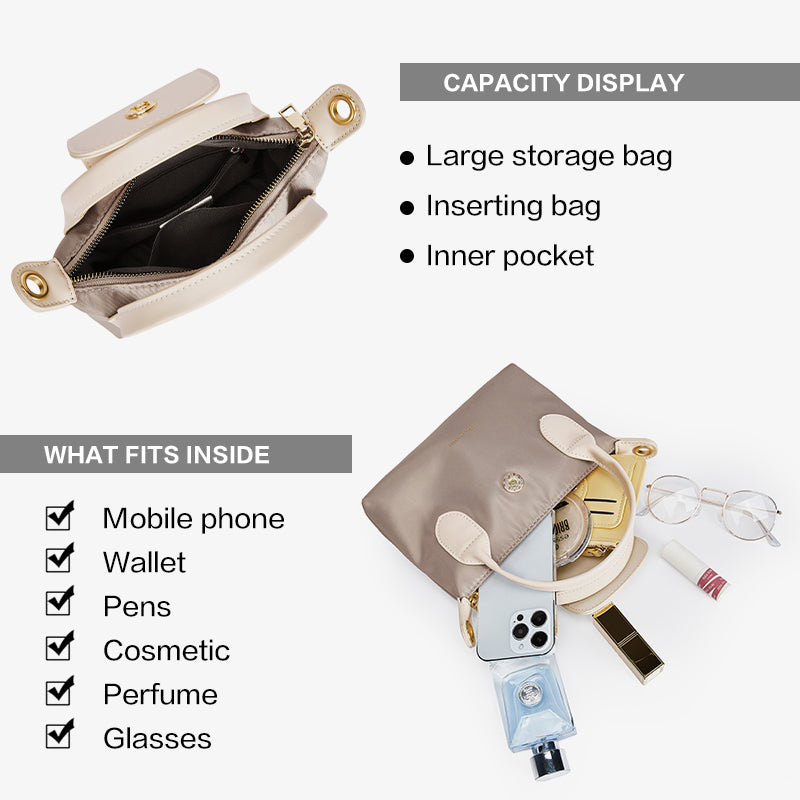 [Charli Bag] BOSTANTEN Tas Mini Canvas – Selempang & Tangan Wanita