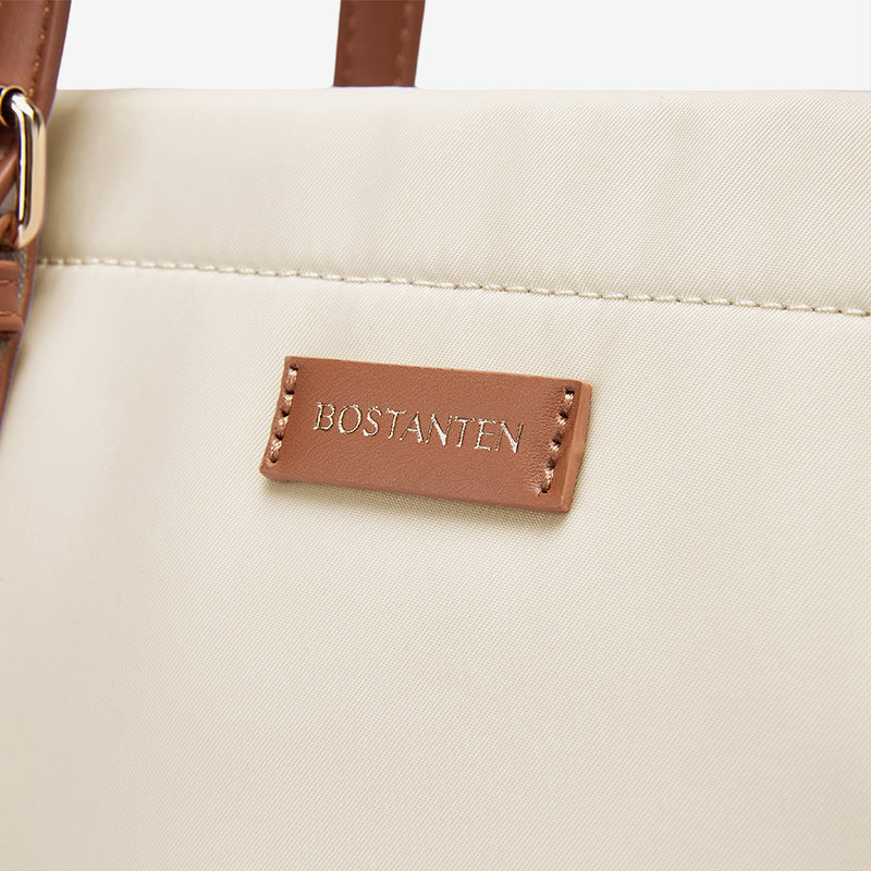 [Fanny Bag] BOSTANTEN Totebag Wanita Besar – Canvas & Kulit Sintetis