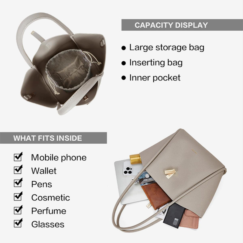 [Aggie Bag] BOSTANTEN Tas Wanita 2 in 1 – Selempang & Tote Kulit Sintetis