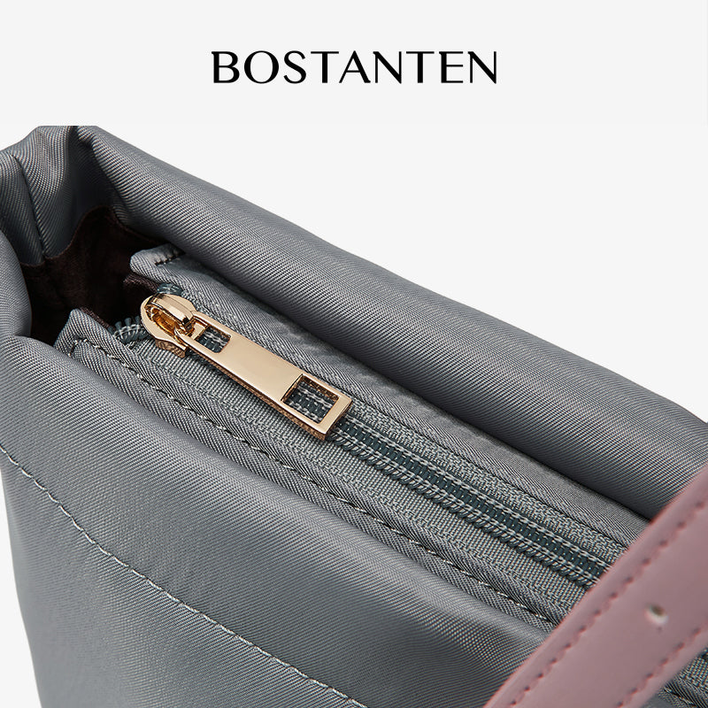 [Fanny Bag] BOSTANTEN Totebag Wanita Besar – Canvas & Kulit Sintetis