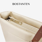 [Fanny Bag] BOSTANTEN Totebag Wanita Besar – Canvas & Kulit Sintetis