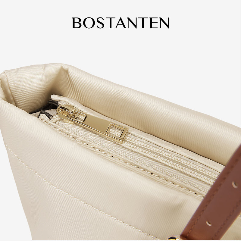 [Fanny Bag] BOSTANTEN Totebag Wanita Besar – Canvas & Kulit Sintetis