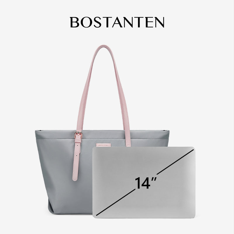 [Fanny Bag] BOSTANTEN Totebag Wanita Besar – Canvas & Kulit Sintetis