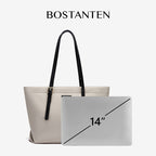 [Fanny Bag] BOSTANTEN Totebag Wanita Besar – Canvas & Kulit Sintetis