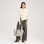 [Fanny Bag] BOSTANTEN Totebag Wanita Besar – Canvas & Kulit Sintetis