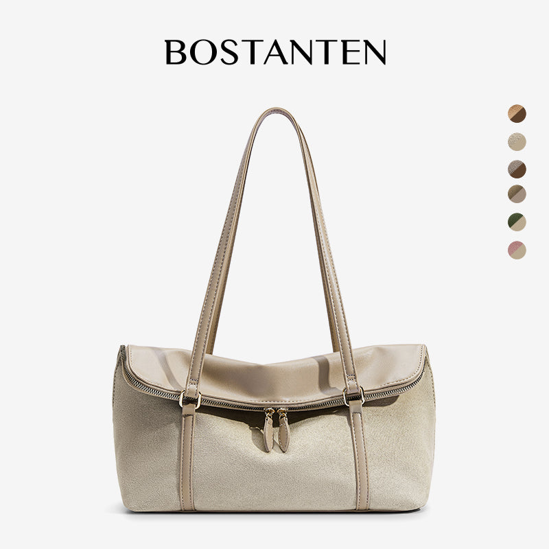 [Book Tote Bag] BOSTANTEN Totebag Dua Sisi – Tas Bahu Besar Elegan Bergaya Korea