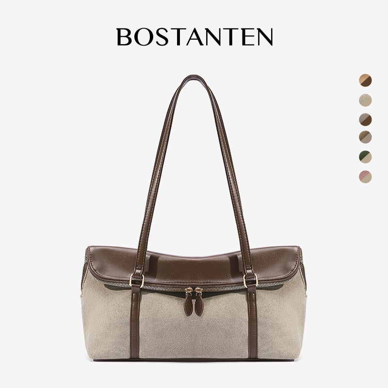 [Book Tote Bag] BOSTANTEN Totebag Dua Sisi – Tas Bahu Besar Elegan Bergaya Korea