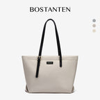 [Fanny Bag] BOSTANTEN Totebag Wanita Besar – Canvas & Kulit Sintetis