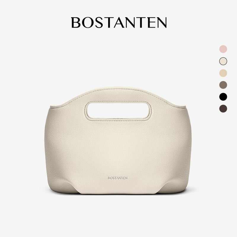 [Hudson Bag] BOSTANTEN Tas Selempang Wanita Mini Lucu - 3in1 Crossbody/Underarm/Tangan, Desain Handle Unik & Tali Adjustable