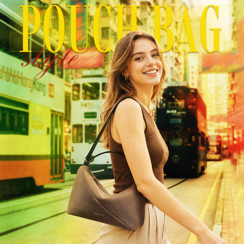 [Pouch Bag] BOSTANTEN Tas Selempang Tas Wanita Bag Woman's Fashion Bag Top Handle Bag