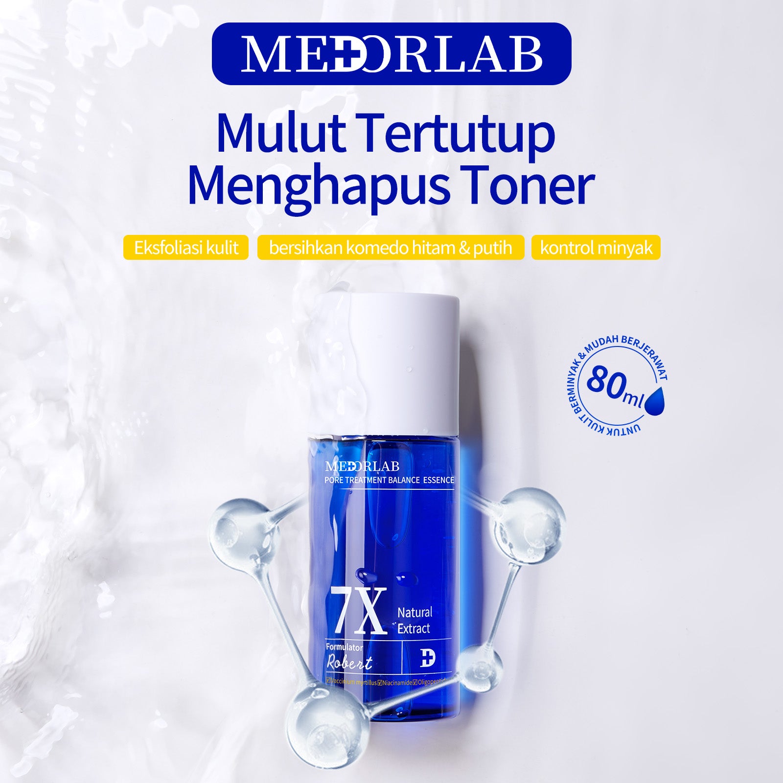 [BUY 1 GET 2] MEDORLAB Pore Treatment Toner – Anti Acne, Brightening, Dark Spot & Pore Care