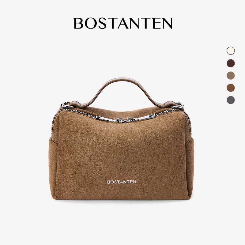 [Vanity Bag] BOSTANTEN Tas Selempang Wanita Premium Kulit Sintetis & Suede - Multifungsi 3in1 Handheld Crossbody Bag