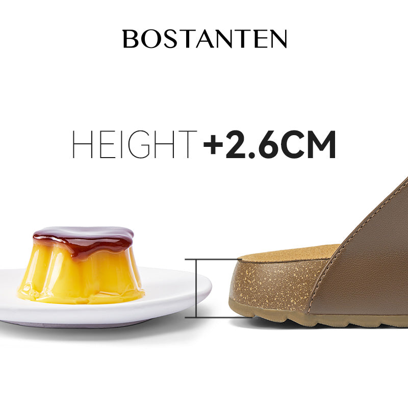 BOSTANTEN Gizeh Shoes Sandal Jepit Thong Velcro Casual Anyaman Cork Footbed Outdoor
