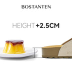 [Nut Pudding Shoes] BOSTANTEN Sandal Kasual – Sol Karet Anti-Slip & Nyaman