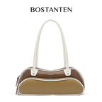 [Bobo Bag] BOSTANTEN Tas tangan wanita mode baru Tas Bahu Tas Bowling Desain