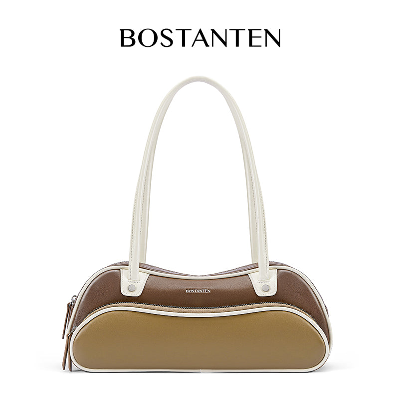 [Bobo Bag] BOSTANTEN Tas tangan wanita mode baru Tas Bahu Tas Bowling Desain