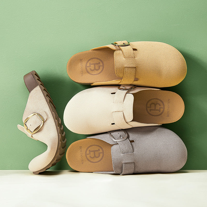 [Nut Pudding Shoes] BOSTANTEN Sandal Kasual – Sol Karet Anti-Slip & Nyaman