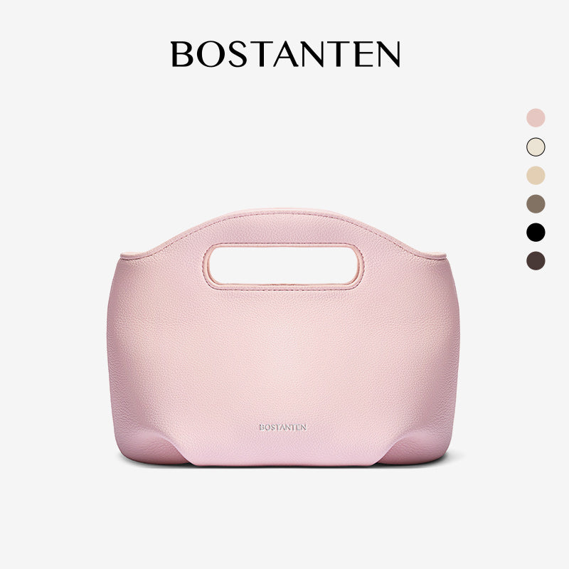 [Hudson Bag] BOSTANTEN Tas Selempang Wanita Mini Lucu - 3in1 Crossbody/Underarm/Tangan, Desain Handle Unik & Tali Adjustable