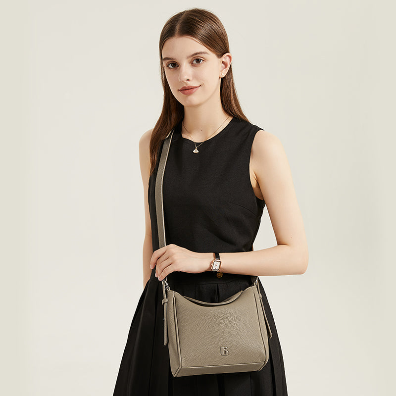 [Alena Bag] BOSTANTEN Tas Selempang Wanita 2 in 1 – Sling & Shoulder Bag Kulit Sintetis