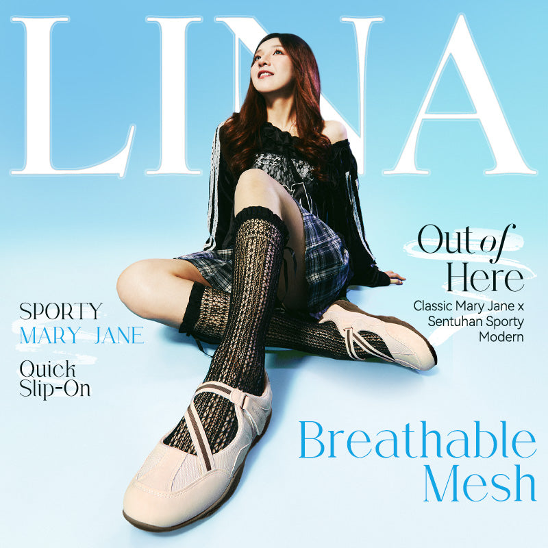BOSTANTEN Lina Shoes Sneakers Wanita Sepatu Mary Jane