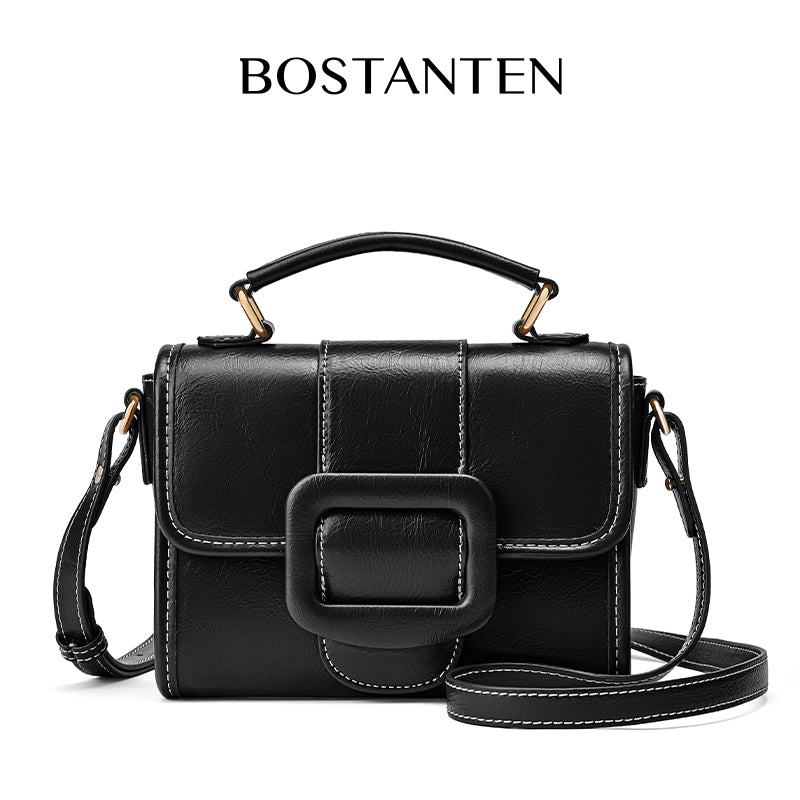 [Cake Ice Cream Bag] Bostanten 2025 Tas Wanita  Selempang Wanita Hand Bag Tas Sling Bag 2 in 1 Shoulder Bag Kulit