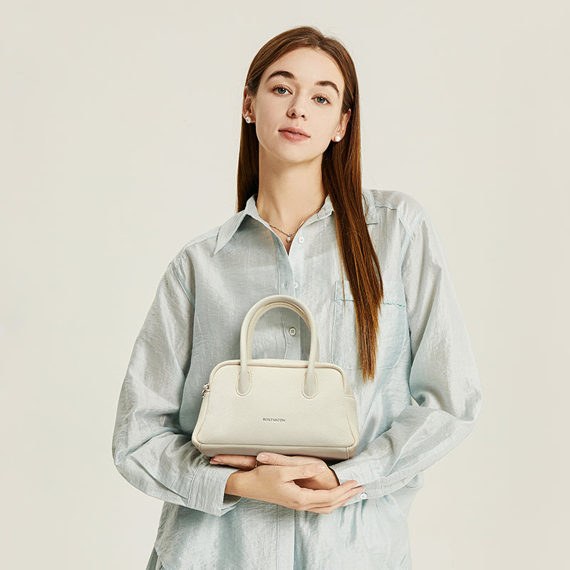 [Alma Bag] BOSTANTEN Tas Selempang Wanita Kain Kulit Suede Sling Bag Handbag Shoulder Bag