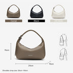 [Gianna Bag] BOSTANTEN Tas Wanita 3 in 1 – Underarm, Shoulder & Sling Bag Kulit Sintetis