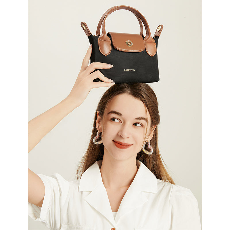 [Charli Bag] BOSTANTEN Tas Mini Canvas – Selempang & Tangan Wanita