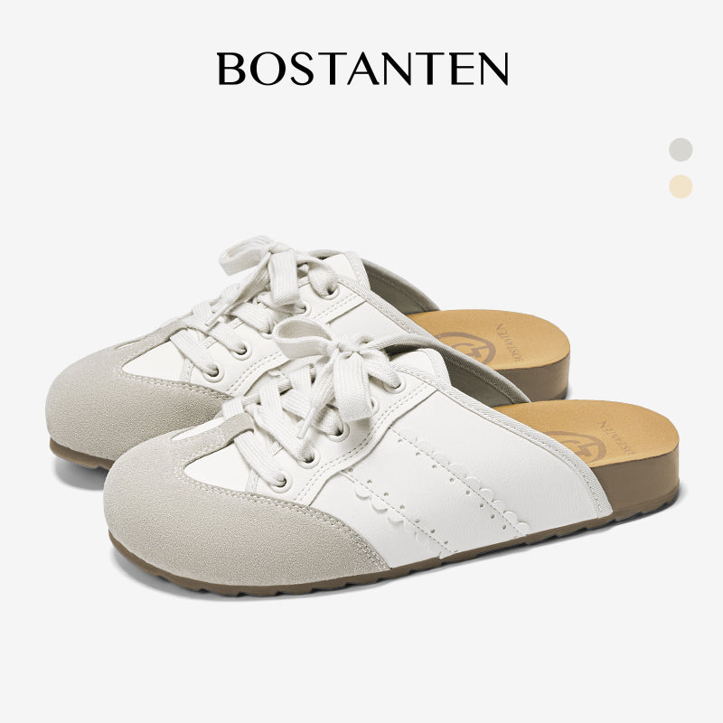 [Cindy Shoes] BOSTANTEN Sneakers Sepatu Mules Slip On Wanita Anti Slip Casual