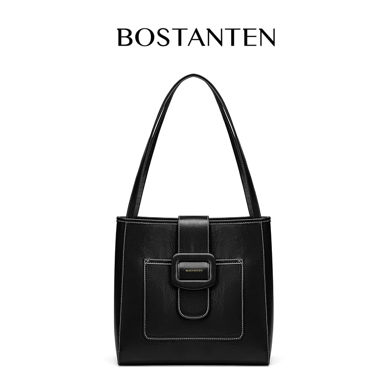 [Ice Cream Bag] BOSTANTEN Tas Bahu Wanita Hobo Bag 2025 Casual & Simple Totebag Shoulder Kuliah Korea Pu Tas Wanita