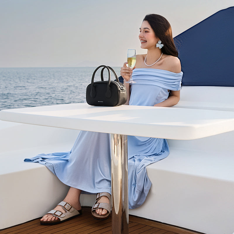 BOSTANTEN Ark Classic Flat Sandal Wanita Sepatu Casual Birken Slide Dua Buckle Umroh Haji Empuk Nyaman Anti Slip