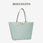 [Ashley Charles Bag] BOSTANTEN Totebag Wanita – Tas Canvas Hitam Putih, Bisa Jinjing & Bahu