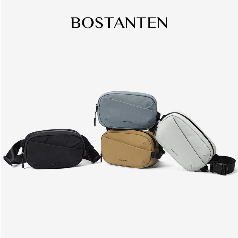 BOSTANTEN Tas Pinggang Pria Tahan Air Tersedia