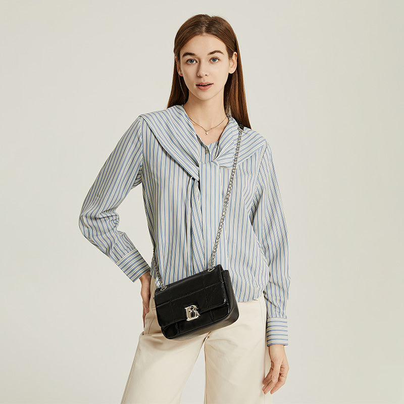 BOSTANTEN Shoulder Bag Wanita Tas Bahu Fashion dengan Tali Rantai