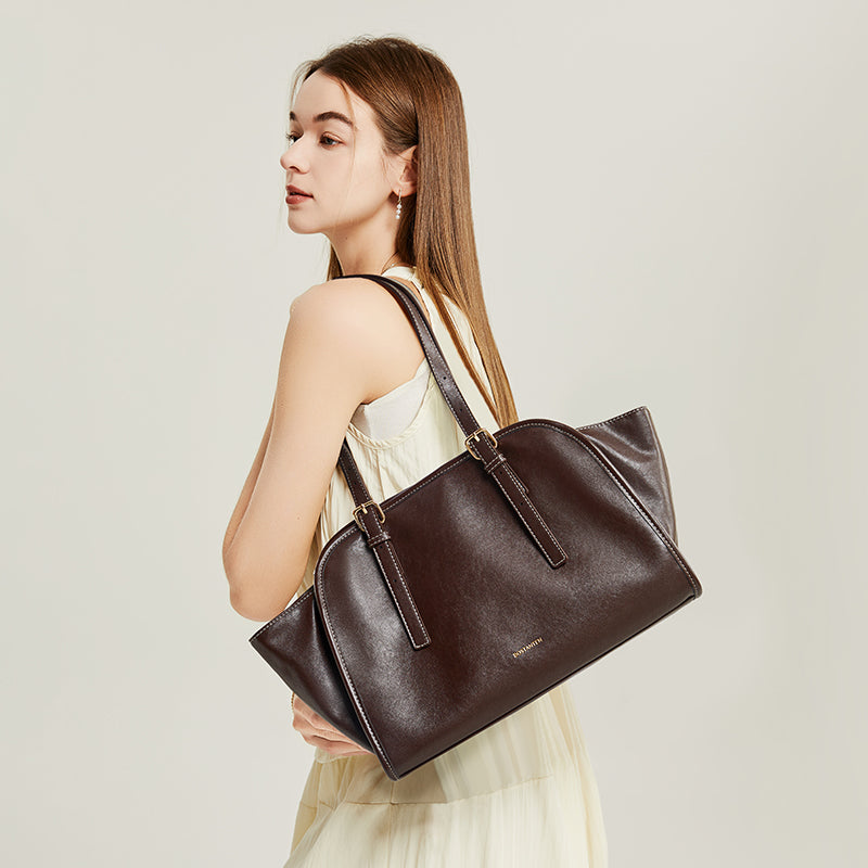 [Cora bag] BOSTANTEN Totebag Wanita Tas Tote Bag for Travel Tas Bahu Wanita Shoulder Bag Tas Laptop 14 Inch