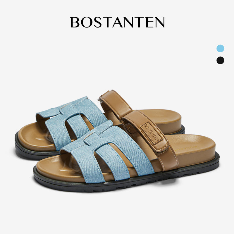 [Aethel shoes] BOSTANTEN Sandal Platform Stripe – Sol 2,7 cm