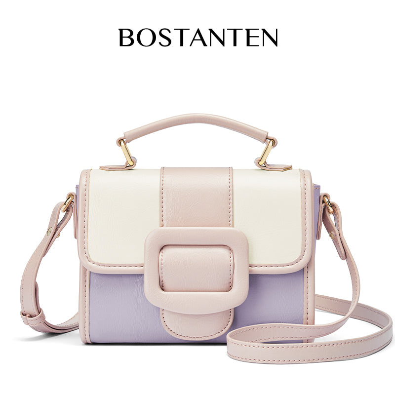 [Cake Ice Cream Bag] Bostanten 2025 Tas Wanita  Selempang Wanita Hand Bag Tas Sling Bag 2 in 1 Shoulder Bag Kulit