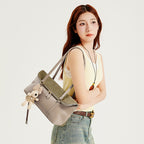 [Book Tote Bag] BOSTANTEN Totebag Dua Sisi – Tas Bahu Besar Elegan Bergaya Korea