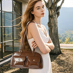 [Cassey Bag] BOSTANTEN Tas Wanita – Handbag, Selempang & Shoulder Bag dengan Slot Telepon & Headphone