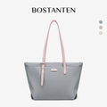 [Fanny Bag] BOSTANTEN Totebag Wanita Besar – Canvas & Kulit Sintetis