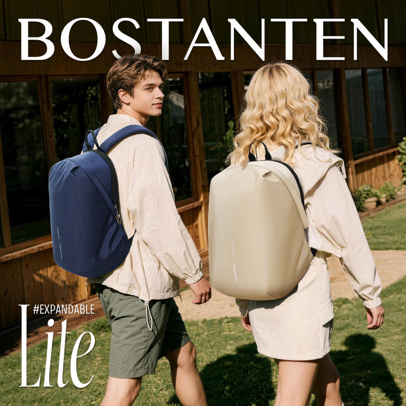 Bostanten Liteflex Tas Ransel Pria Tas Laptop Expandable Anti Air Backpack Kerja Sekolah Kuliah Travelling Outdoor
